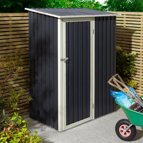 TRENTVALE DARK GREY METAL STORE 5X3 - Image 2