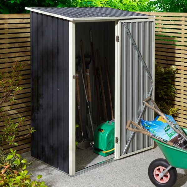 TRENTVALE DARK GREY METAL STORE 5X3 - Image 3