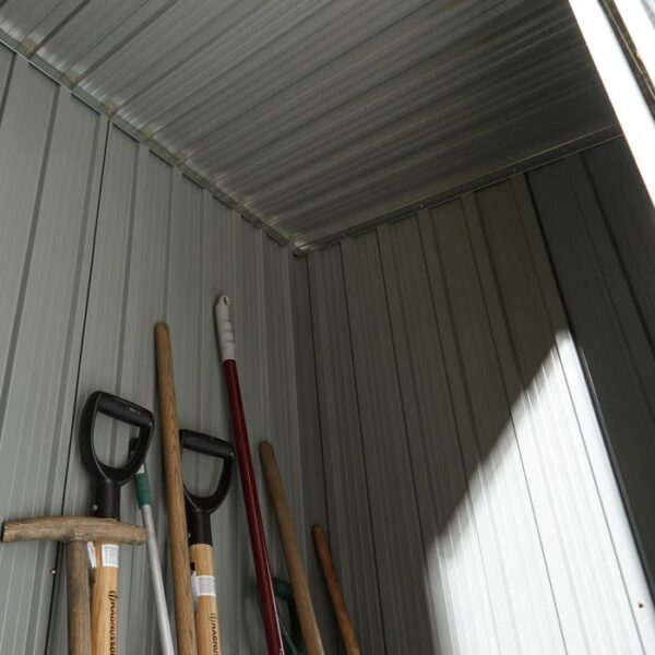 TRENTVALE DARK GREY METAL STORE 5X3 - Image 5