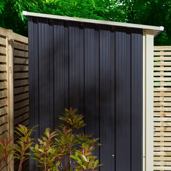 TRENTVALE DARK GREY METAL STORE 5X3 - Image 9