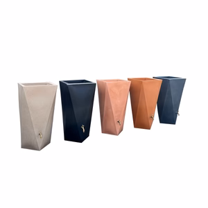 Prestige Water | Manhattan Twist | Water Butt with Integrated Planter | 250l